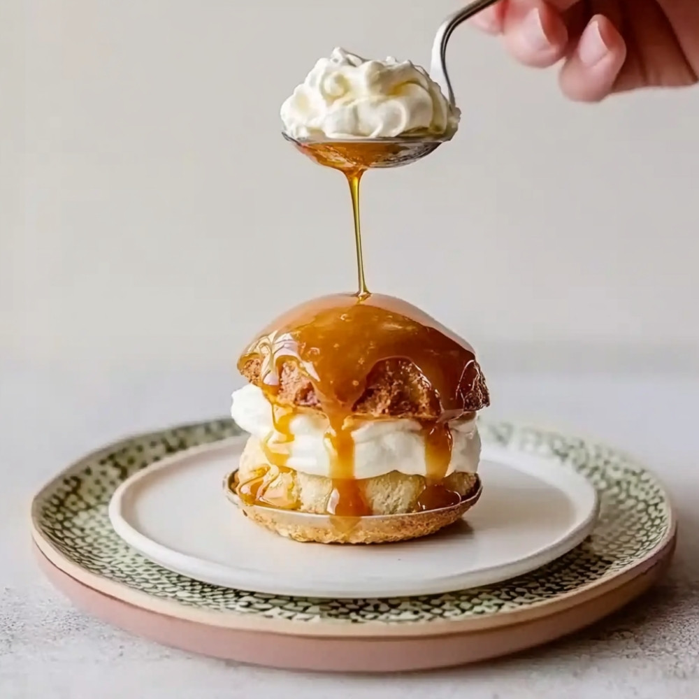 1diplomat-cream-puffs-with-caramel-sauce