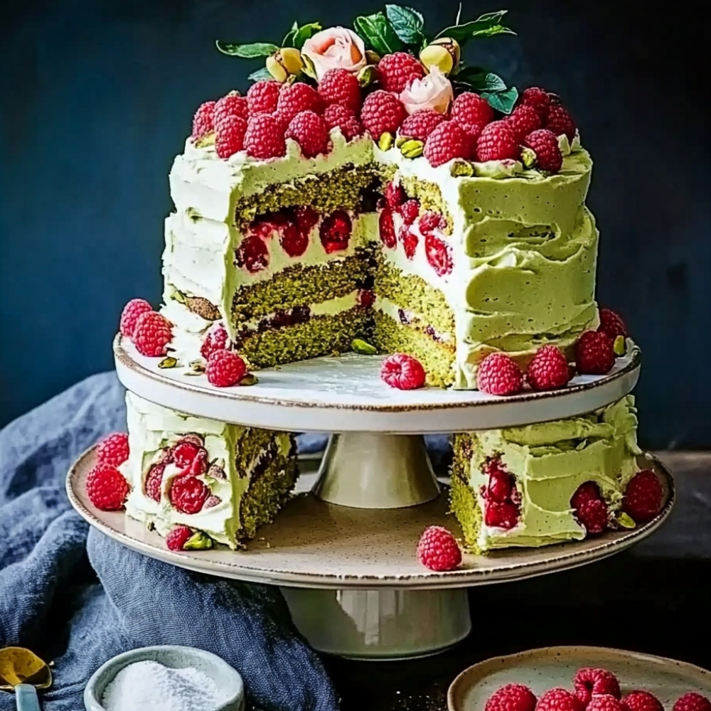 1raspberry-pistachio-layer-cake