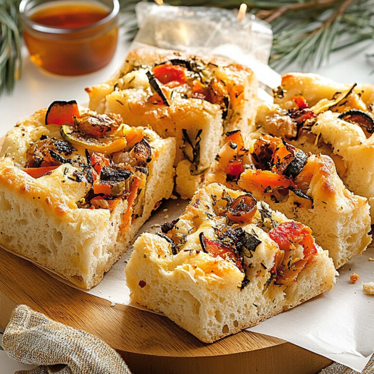 Roasted Vegetable Focaccia