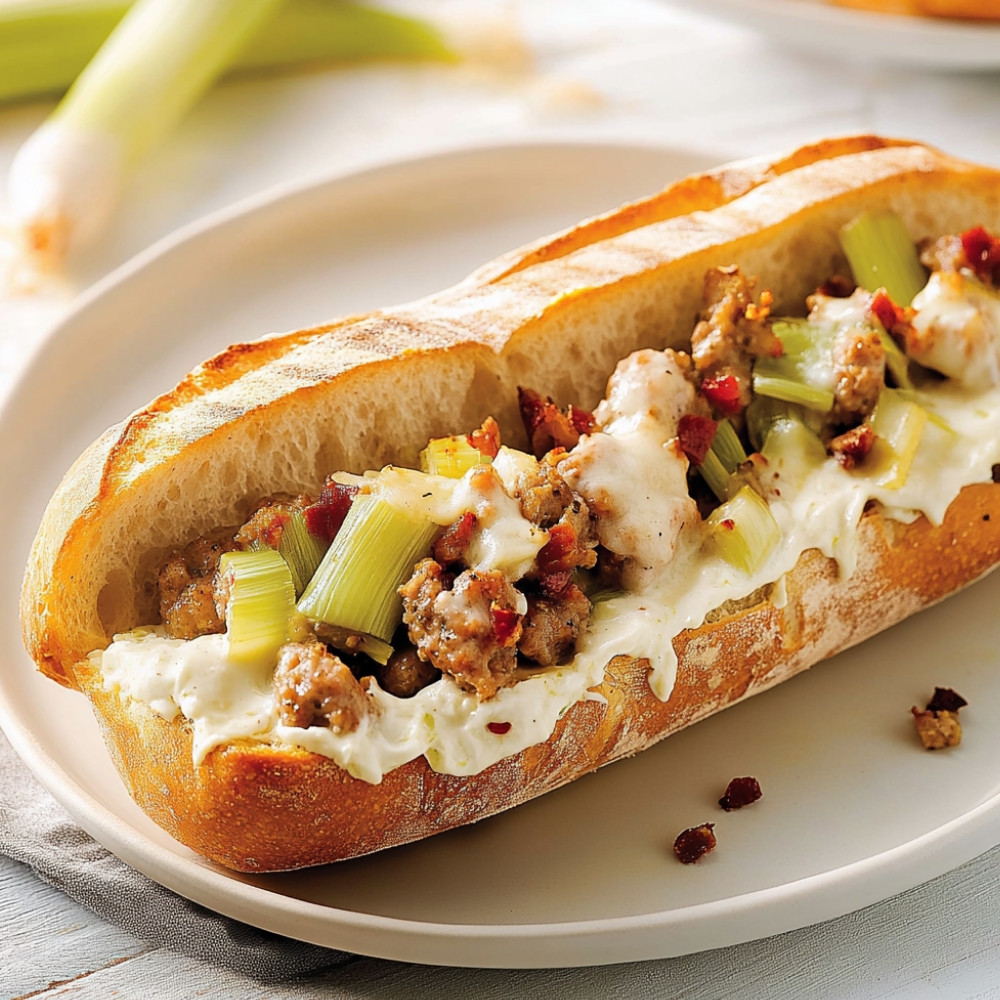 1sausage-leek-cream-cheese-baguette