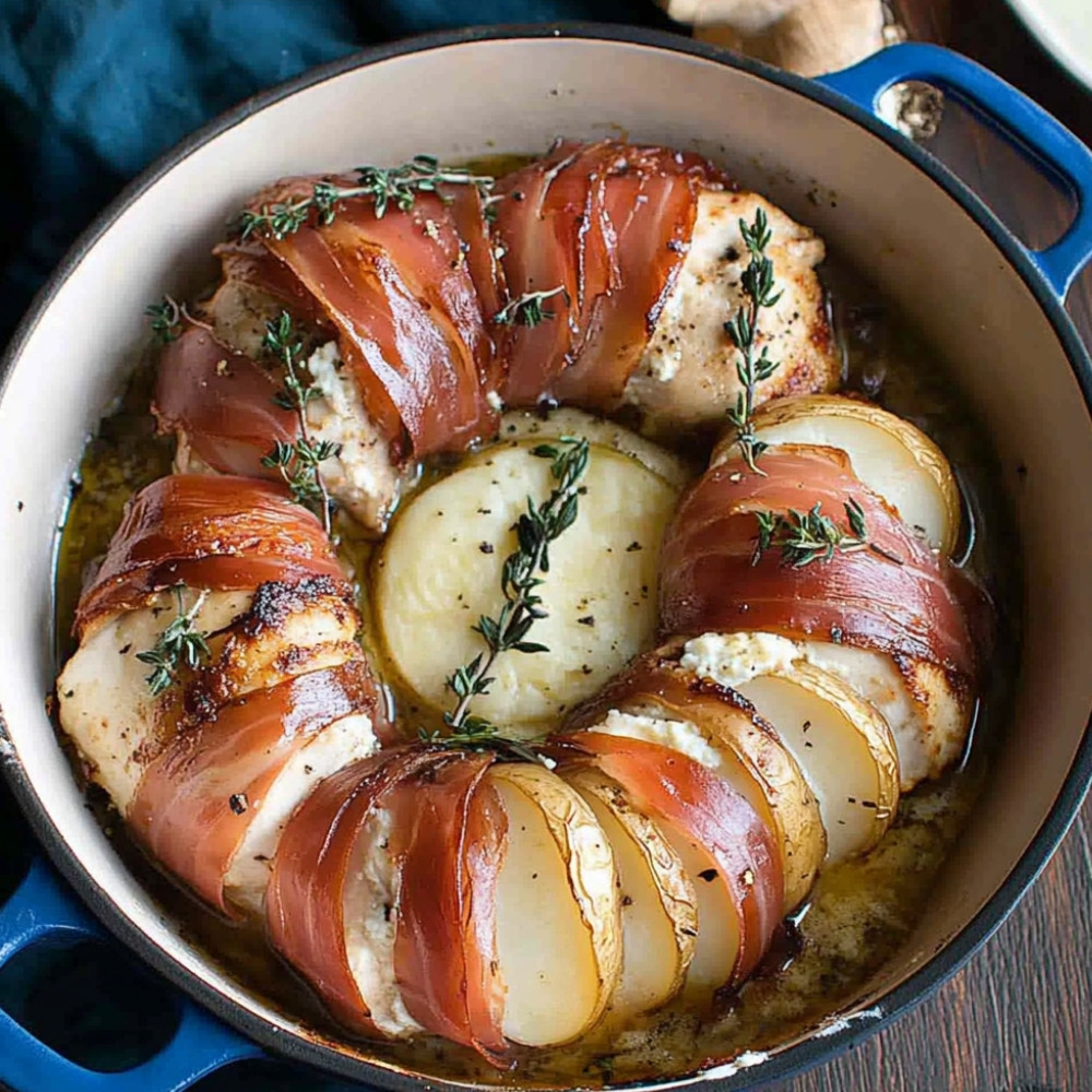 1delicious-one-pan-prosciutto-wrapped-chicken-with-creamy-potatoes