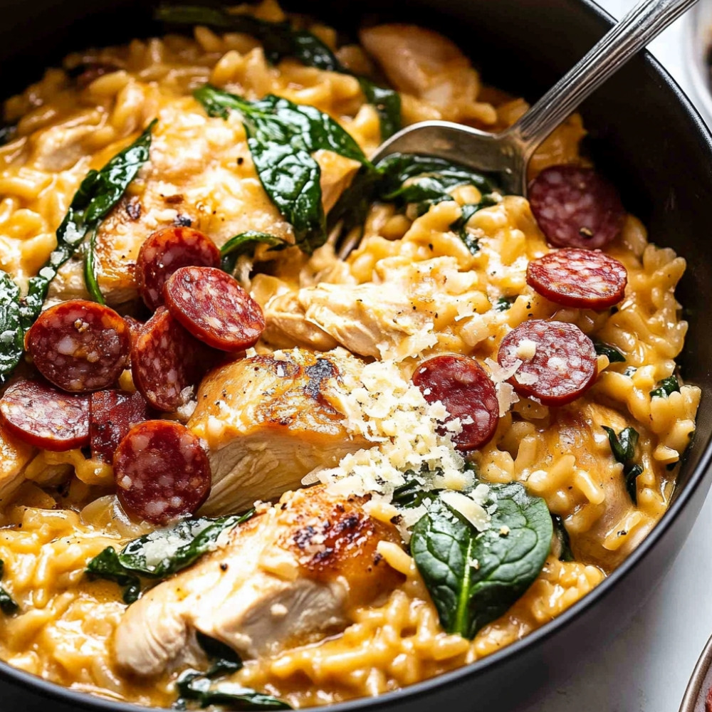 1delicious-one-pot-chicken-risoni-with-crispy-salami-delight