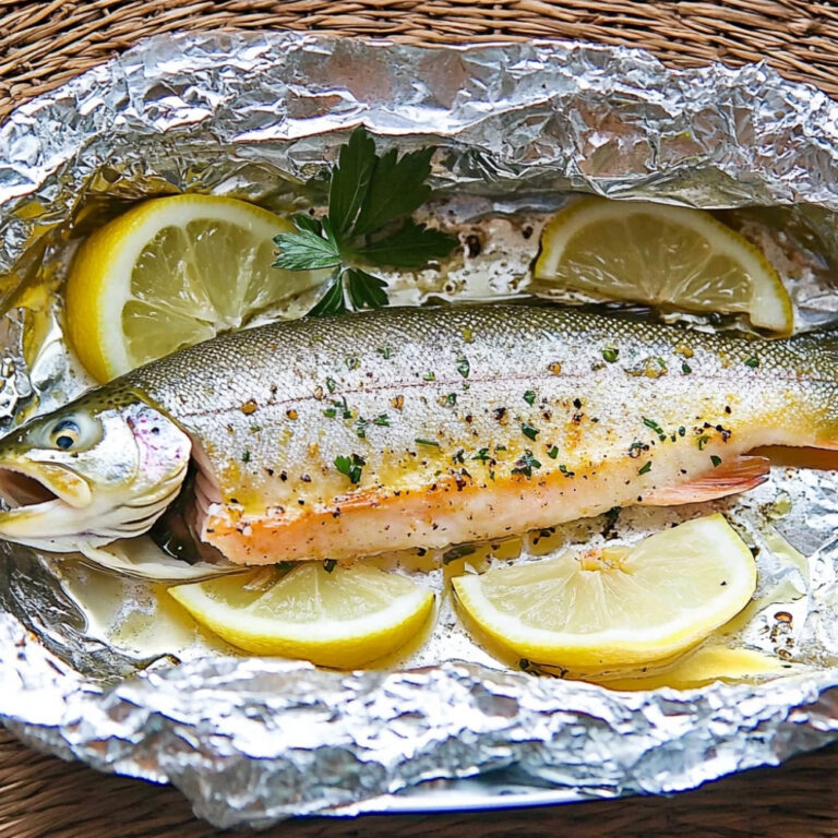 Delicious Oven-Baked Trout with Herbs and Lemon