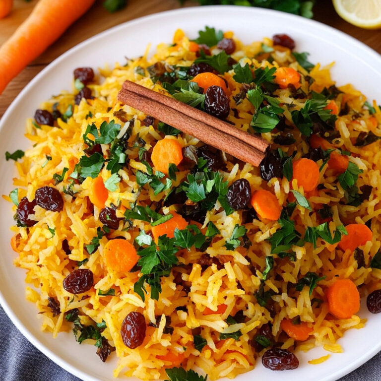 Delicious Rice Pilaf with Carrots and Raisins Recipe