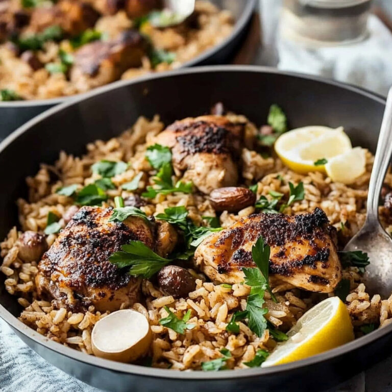 Irresistible One-Skillet Chicken Shawarma with Flavorful Rice Pilaf