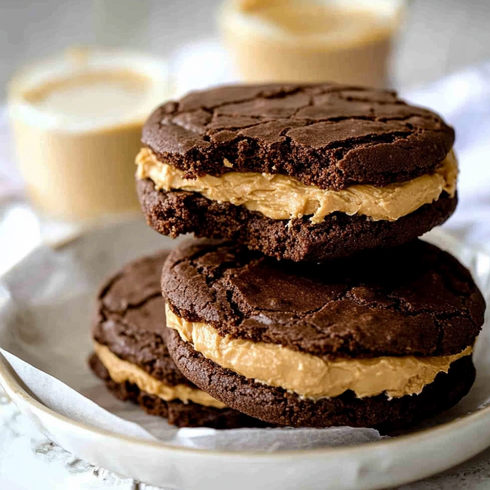 1irresistible-brownie-cookie-sandwiches-with-creamy-peanut-butter-frosting
