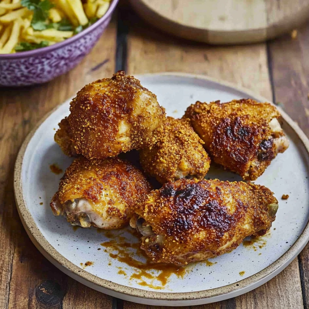 1irresistibly-crispy-air-fryer-bbq-chicken-thighs-recipe
