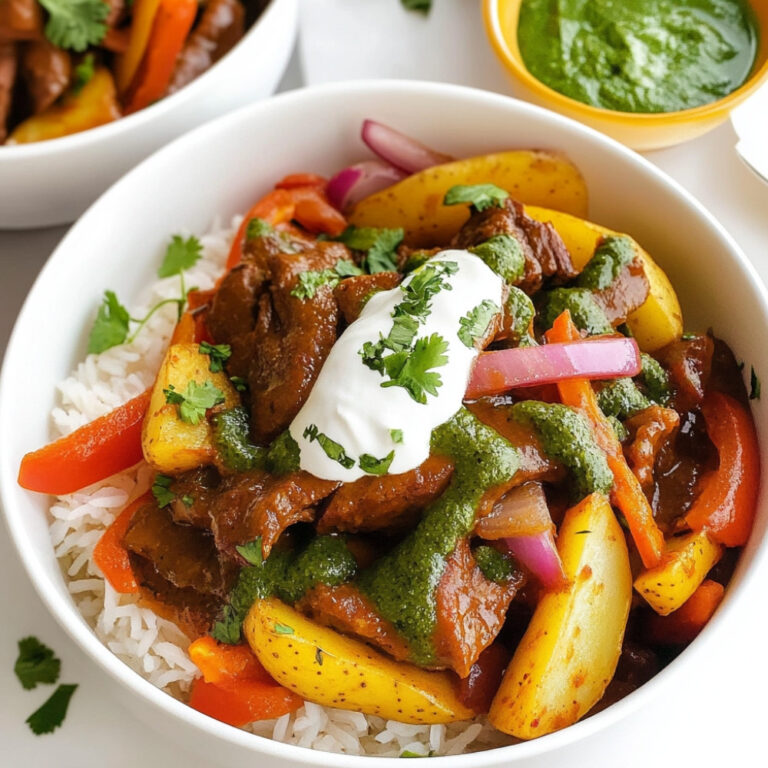 Savor the Flavors of Authentic Lomo Saltado Dish