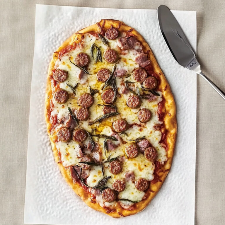 Speedy Sausage Pizza That’s Packed with Flavor