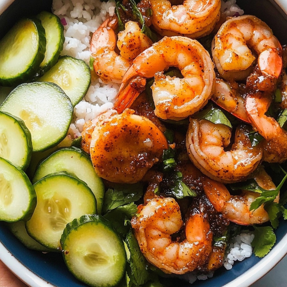 1spicy-shrimp-meets-delightful-peach-salad-for-a-summer-treat