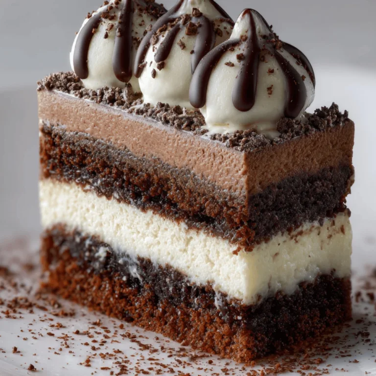 Indulge in a Layered Chocolate Dream Delight
