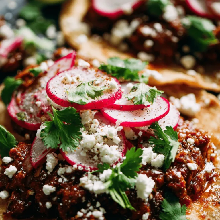 Spicy Bean Tacos with Zesty Radish Salad Delight