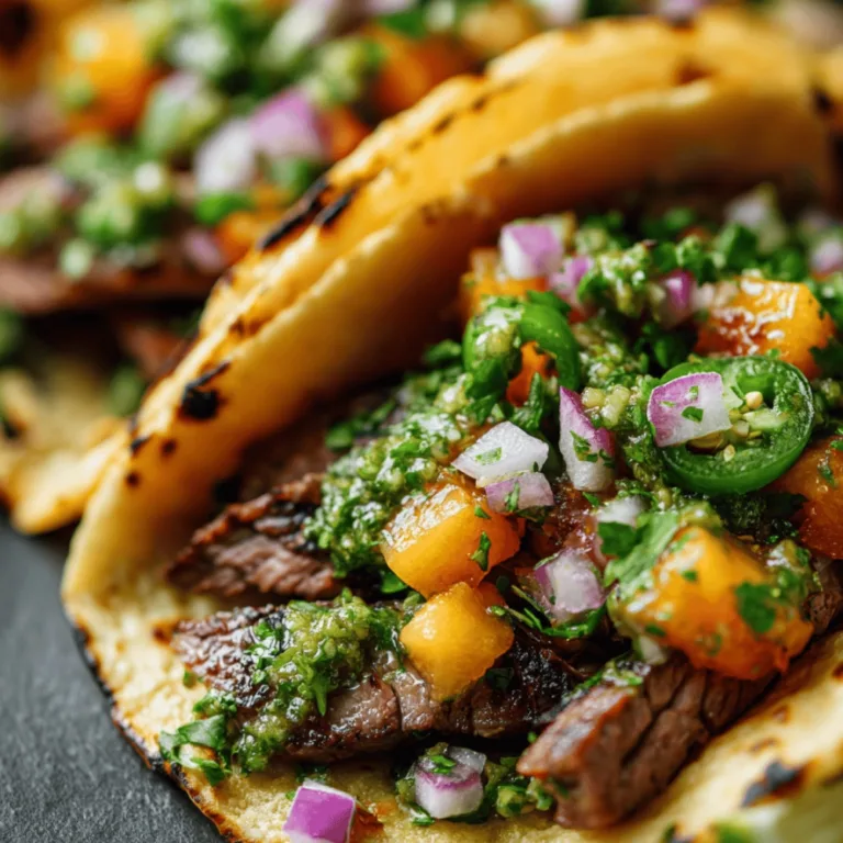 Tacos That Surprise: Beef and Watermelon Delight