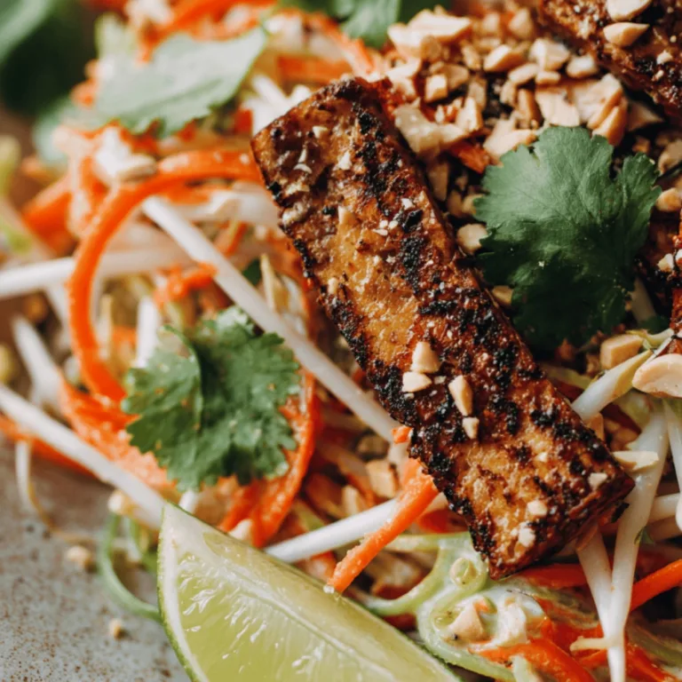 Bold Tempeh Salad with Coconut-Ginger Kick